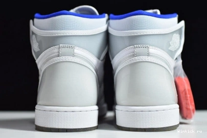 BLUE ZOOM 1 HIGH JORDAN RETRO RACER WHITE - 0818